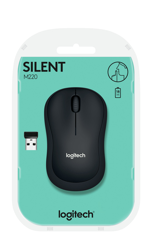 Logitech M220 Silent - Zwart