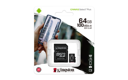 Kingston Canvas Select Plus MicroSDXC - 64 GB