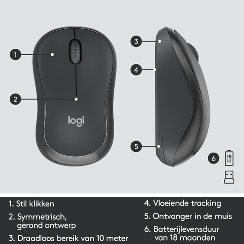 Logitech MK295 - Combo zwart