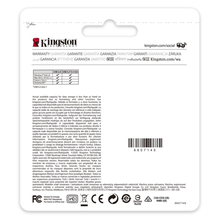 Kingston 64 GB Technology DataTraveler 70 - USB C