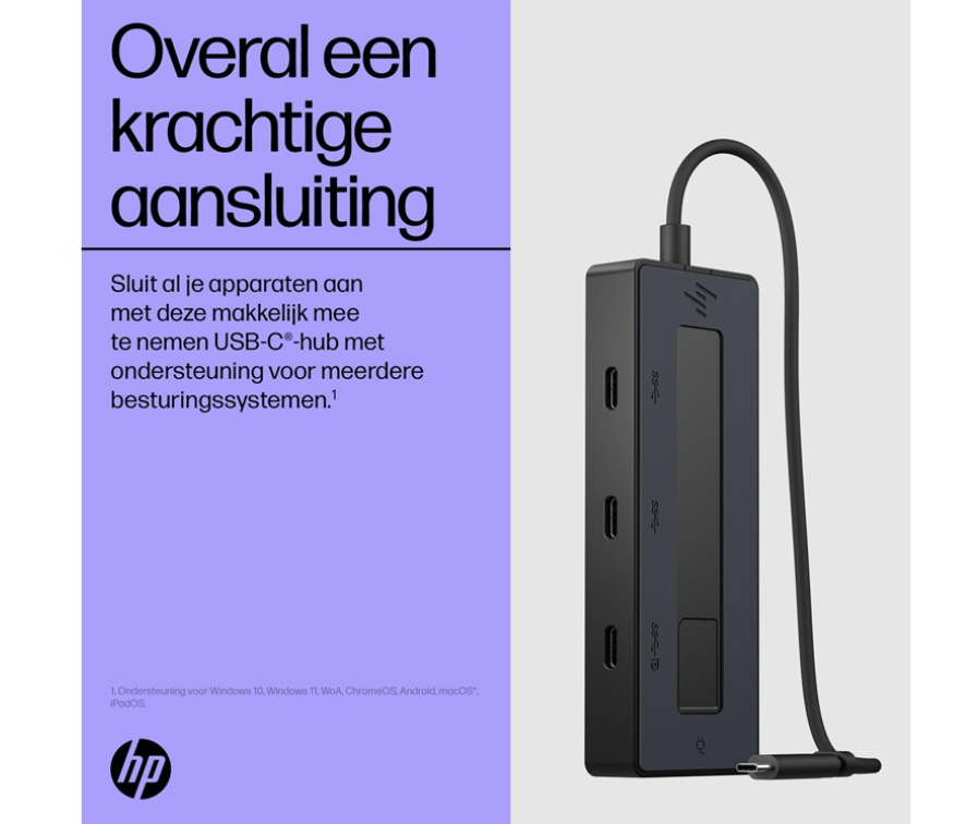 HP 4K USB-C Multiport Hub