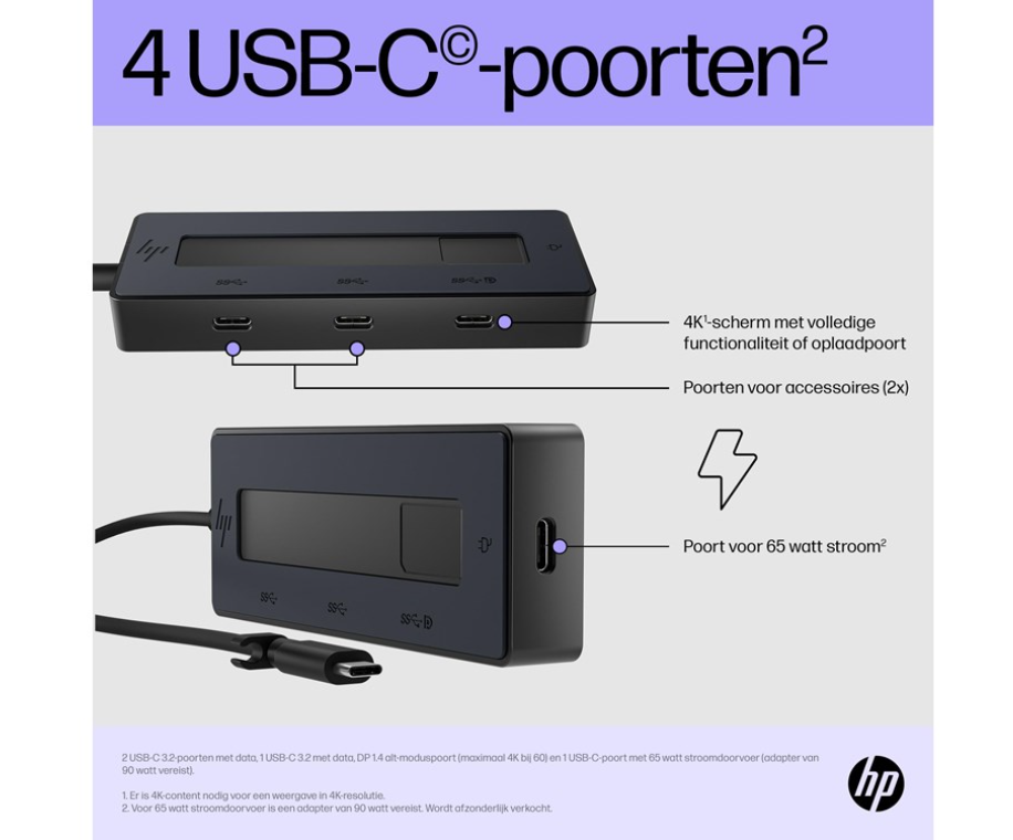 HP 4K USB-C Multiport Hub