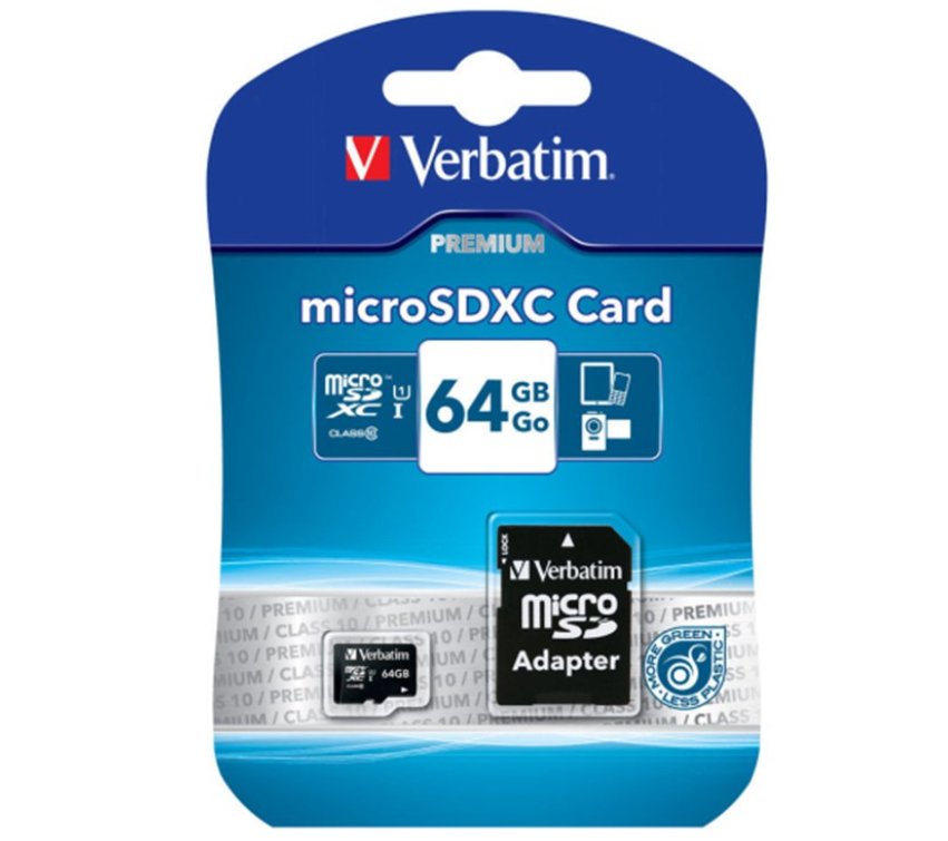 Verbatim MicroSDXC - 64 GB