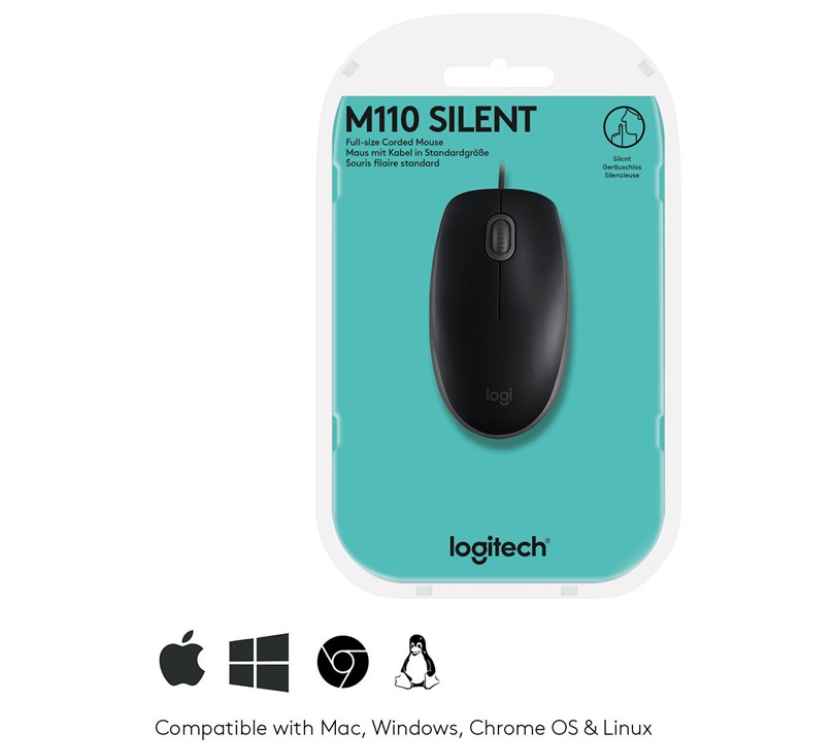 Logitech B110 Silent - Optisch