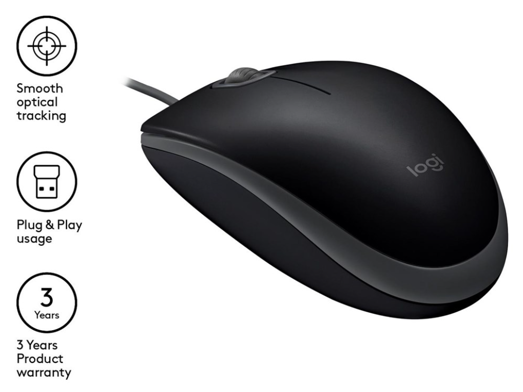 Logitech B110 Silent - Optisch