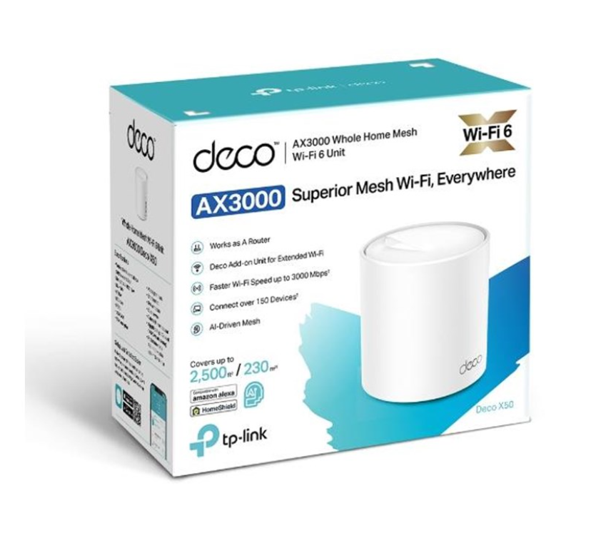 TP-LINK Deco X50 Multiroom Wifi systeem - Single