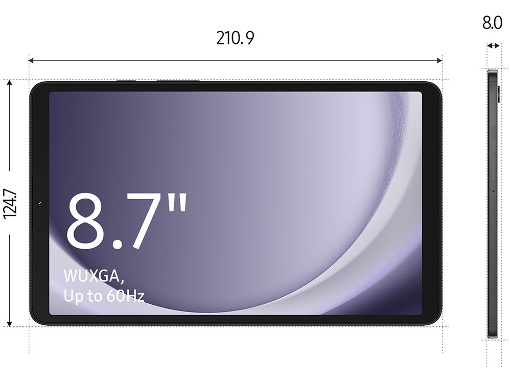 Samsung Galaxy Tab A9 8.7-inch - 64 GB - Wi-Fi - Grafiet