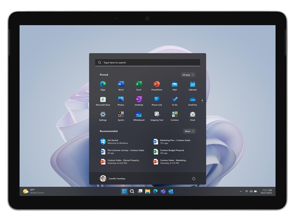 Microsoft Surface Go 4 - 256 GB - Platina