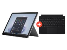 Microsoft Surface Go 4 - 128 GB - Platina - Inclusief Type Cover