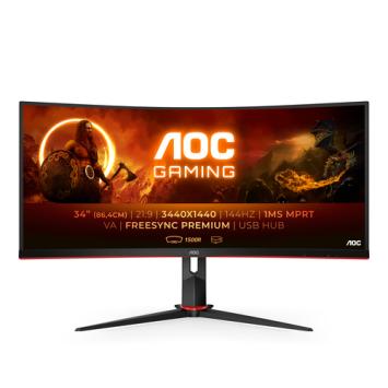 AOC Gaming monitor CU34G2X/BK - 34 inch