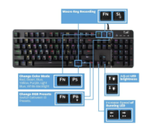 Ewent PL3350 Gaming Mechanical RGB