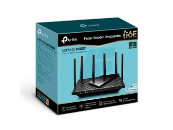 TP-LINK Archer AXE75 draadloze router Gigabit Ethernet Tri-band (2,4 GHz / 5 GHz / 6 GHz) Zwart