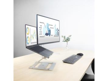 ACT opvouwbare laptop standaard - Grijs