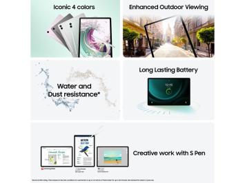 Samsung Galaxy Tab S9 FE 10.9-inch - 256 GB - Grijs