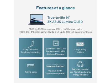 ASUS Zenbook 14 OLED UX3405MA-PP192W