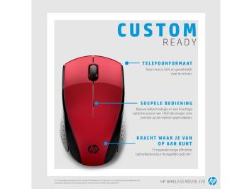HP 220 - Optisch - Rood