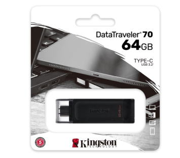 Kingston 64 GB Technology DataTraveler 70 - USB C
