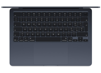 Apple MacBook Air (2025) 13 inch - M4 - 16 GB - 256 GB - Middernacht