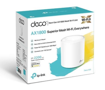 TP-LINK Deco X20 - Multiroom Wifi Systeem - Single