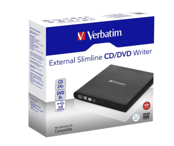 Verbatim Externe Slimline CD/DVD-brander