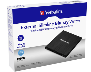 Verbatim External Slimline - schijfstation Blu-Ray