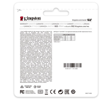 Kingston DataTraveler - USB-C - 128 GB