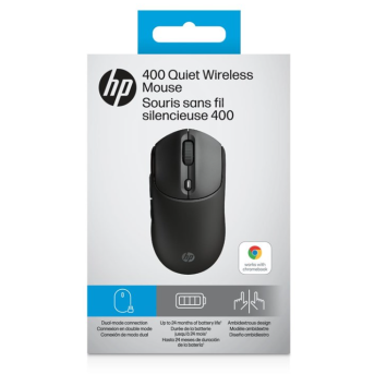 HP 400 Quiet Wireless - Zwart - Optisch