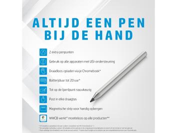 HP draadloos oplaadbare USI-pen - voor Chromebook